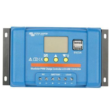 Victron Energy BlueSolar PWM-LCD&USB 12/24-20 Контроллер заряда 99-00010925 фото