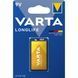 VARTA LONGLIFE BLI 1 ALKALINE Батарейка 6LR61 99-00009614 фото 1