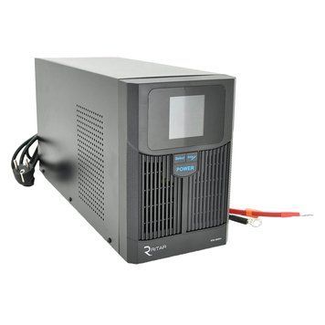 RITAR RTSW-1500 LCD 1500ВА 12В ДБЖ з правильною синусоїдою під зовнішній АКБ 99-00009710 фото