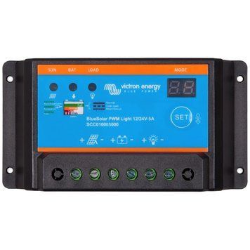 Victron Energy BlueSolar PWM-Light Charge Controller 12/24-5 Контроллер заряда 99-00024492 фото