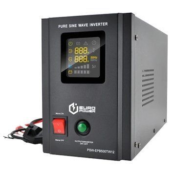 Europower PSW-EPB500TW12 300 Вт з правильною синусоїдою Джерело безперебійного живлення 99-10025457 фото